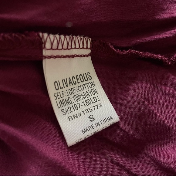 Olivaceous Women’s 3/4 Sleeve Ruffle Hem Floral Print Dress in Fuchsia - Small - Picture 10 of 10